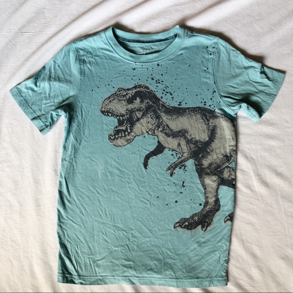 Boys Sea Blue Dinosaur Tee!!